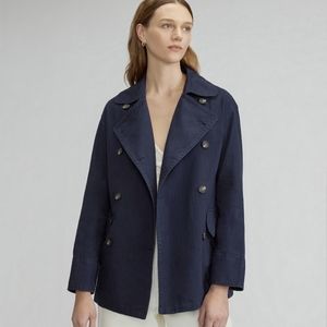 🆕 EVERLANE The Organic Cotton Herringbone Jacket